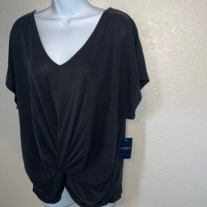 NWT gray soft silky short sleeve